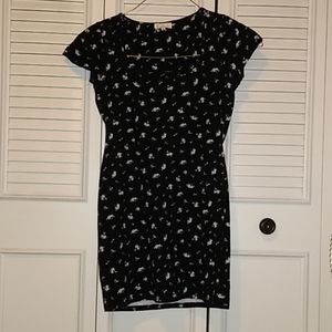 Floral print bodycon dress